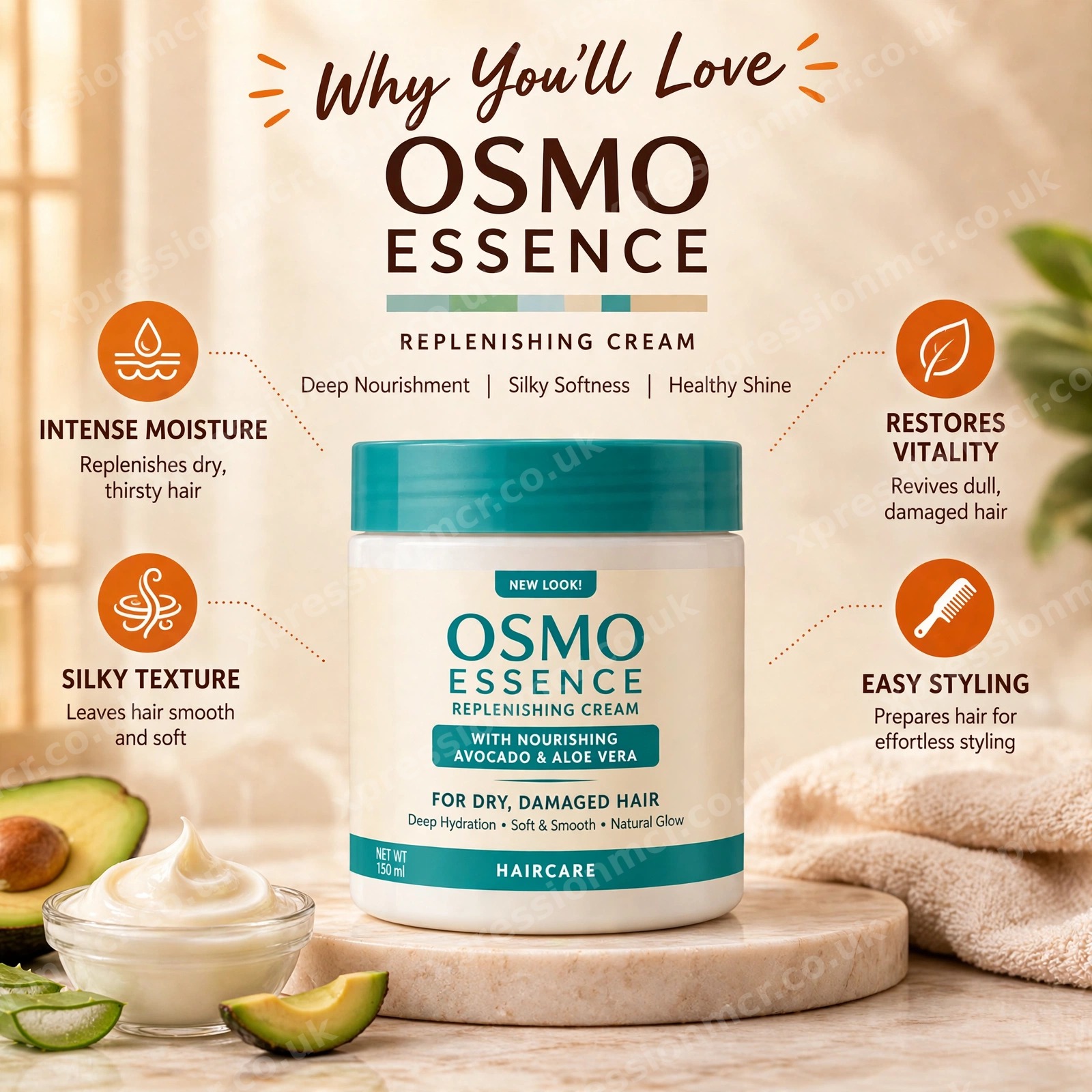 Osmo Essence Replenishing Cream 150ml