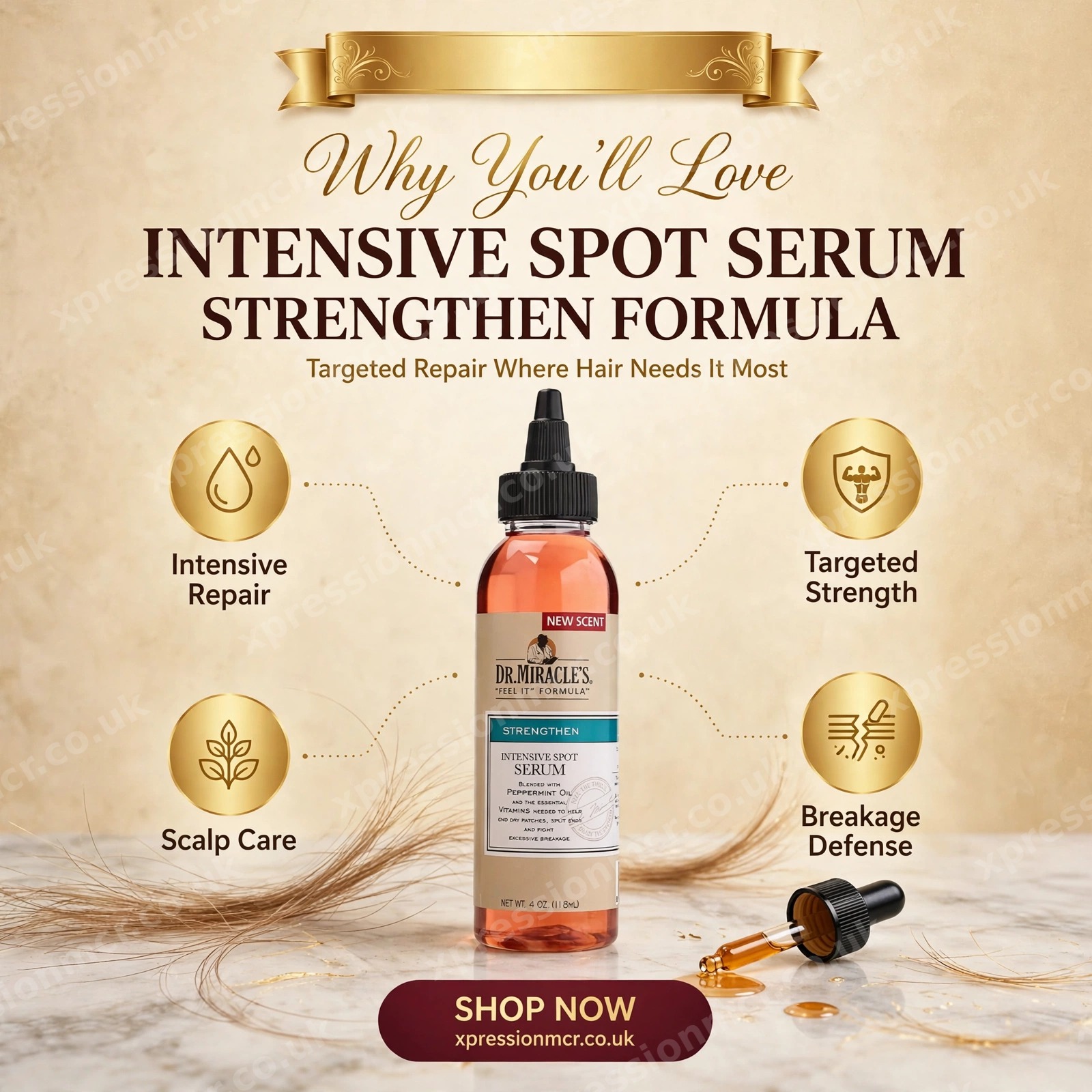 Dr. Miracle's Strengthen Intensive Spot Serum 4oz/ 118mL