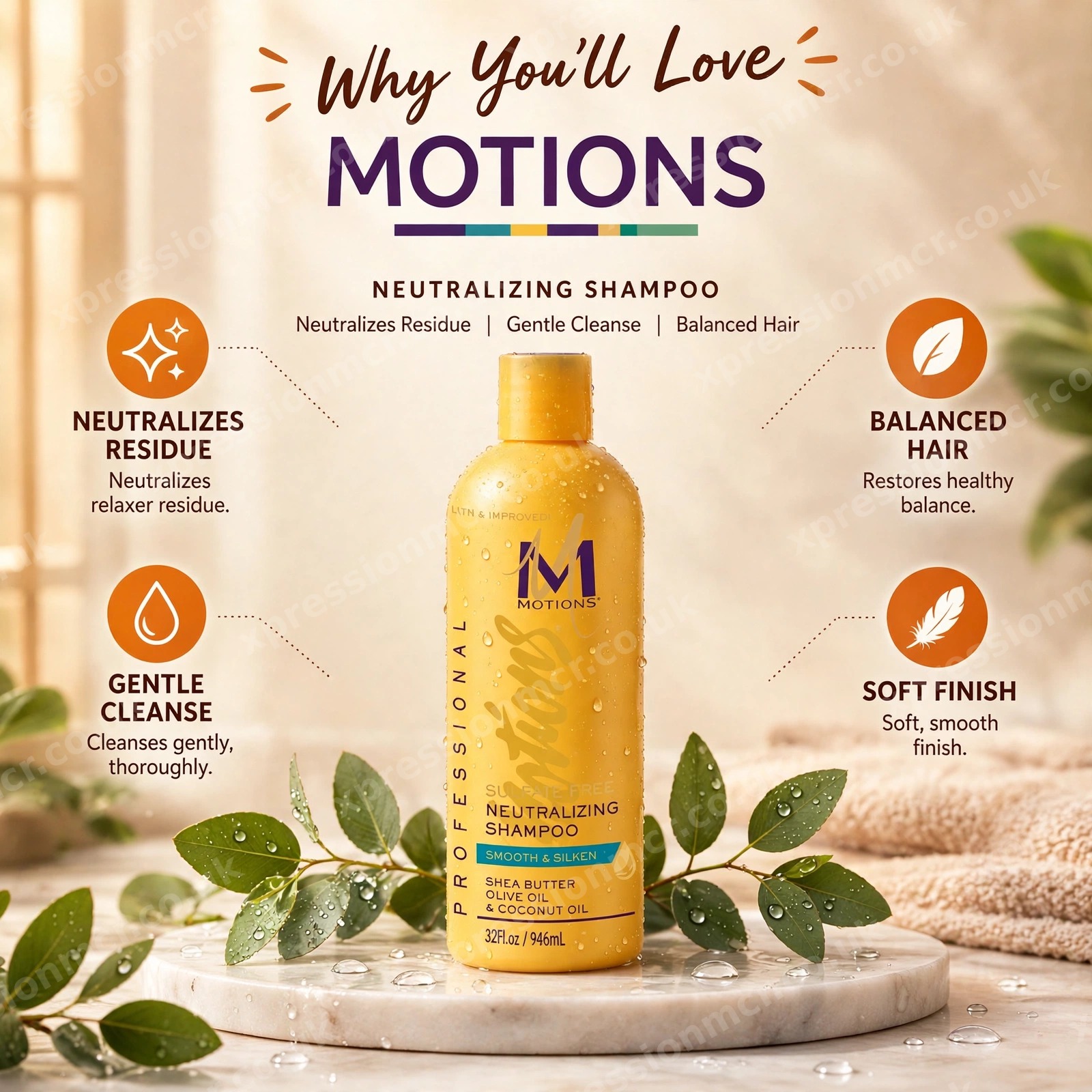 Motions Neutralizing Shampoo 32Fl.oz / 946mL