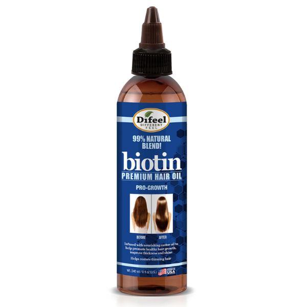 Difeel Biotin Pro Growth Premium Hair Oil 8 Fl.oz / 240mL