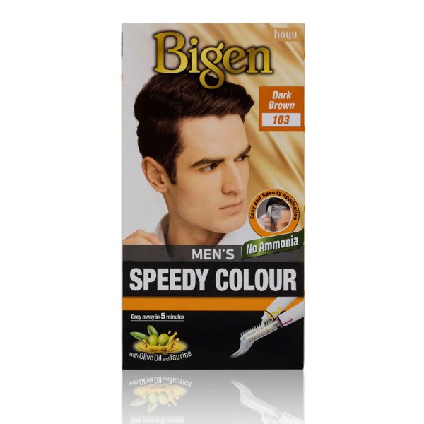 Bigen Men's Speedy Colour-103 Dark Brown