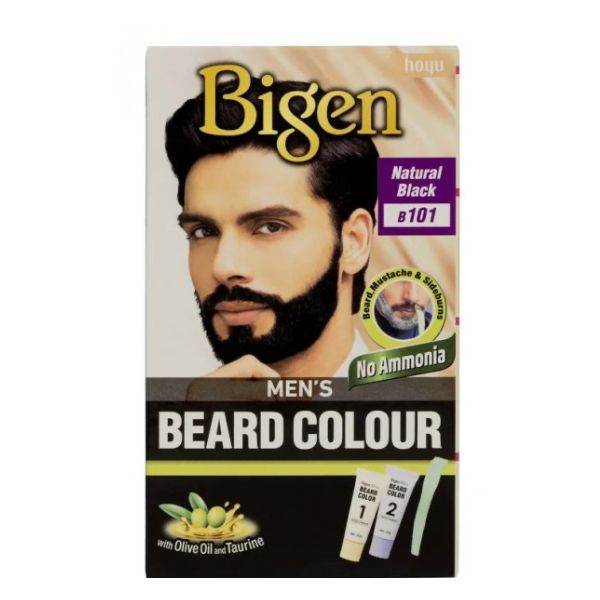 Bigen Men's Beard Natural Black B101