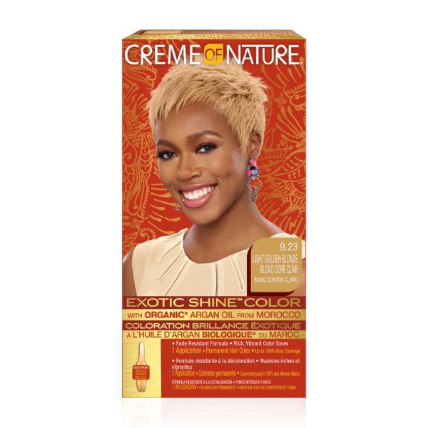Creme Of Nature Exotic Shine Colour With Argan Oil From Morocco 9.23 [LIGHT GOLDEN BLONDE]