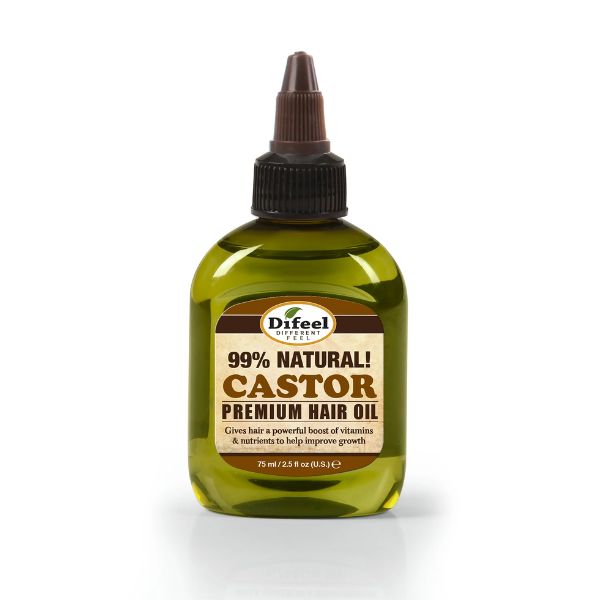 Difeel Castor Premium Natural Hair Oil - 2.5fl.oz / 75mL