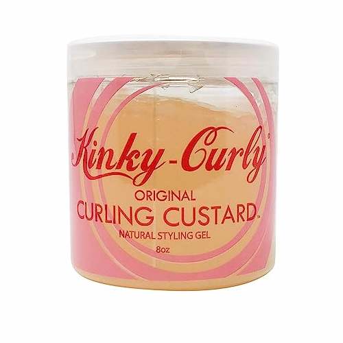 Kinky Curly Curling Custard Natural Styling Gel 8oz