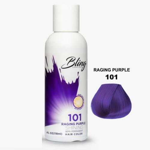BLING COLOR SEMI PERMANENT HAIR DYE 118ml - Raging Red