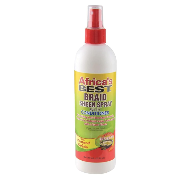Africa's Best Braid Sheen Spray With Conditioner 12oz / 355mL
