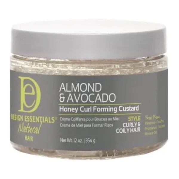 Design Essentials Almond & Avocado Honey Curl Forming Custard 12oz