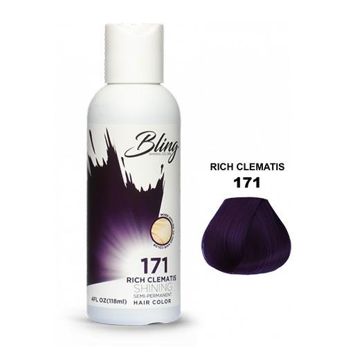 BLING COLOR SEMI PERMANENT HAIR DYE 118ml - 171 Rich Clematis