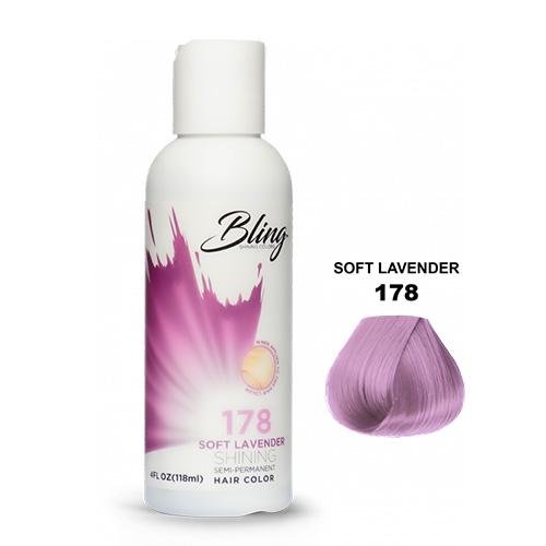 BLING COLOR SEMI PERMANENT HAIR DYE 118ml - 178 Soft Lavender