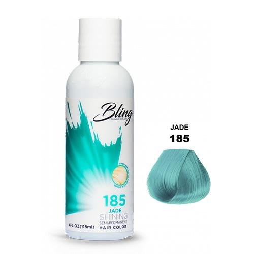 BLING COLOR SEMI PERMANENT HAIR DYE 118ml - 185 Jade