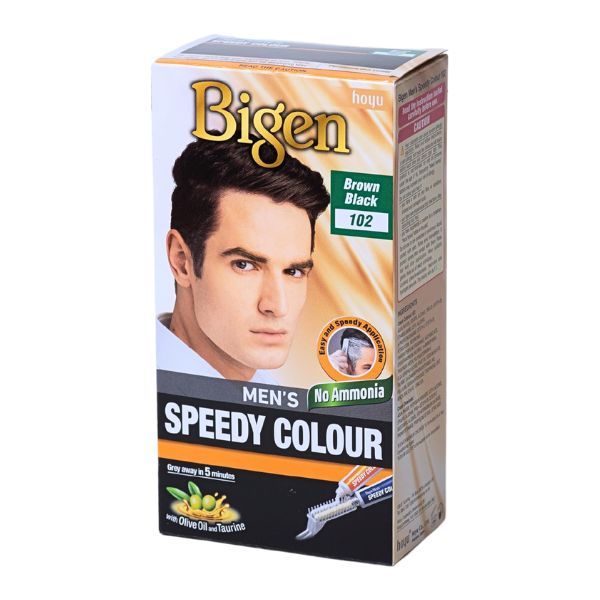 Bigen Men's Speedy Colour- Brown Black 102