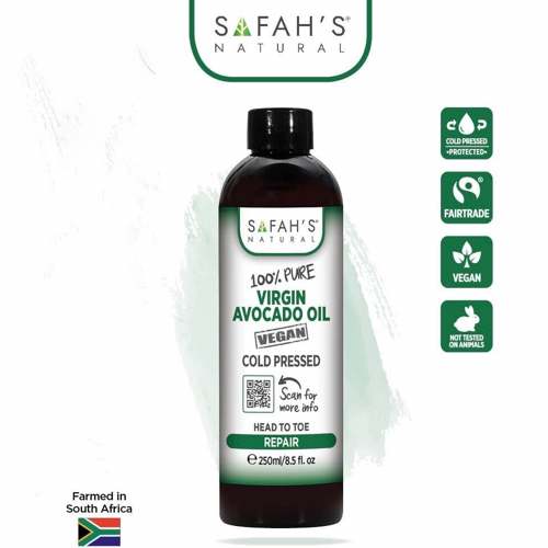 Safah's Natural Cold Press 100% PURE VIRGIN AVOCADO OIL UK Seller