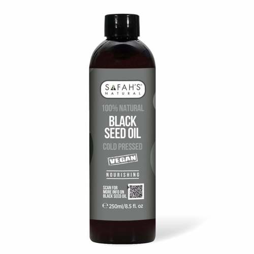 Safah's Natural Cold Pressed 100% Pure Black Seed Oil (250ML-100ML) UK Seller