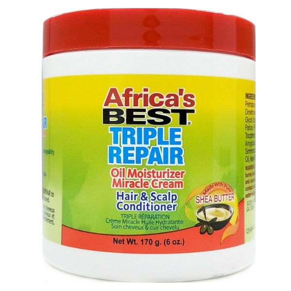 Africa's Best Triple Repair Oil Moisturizer Miracle Cream 6oz