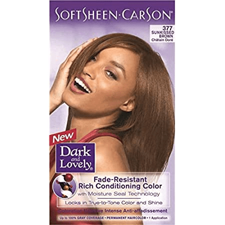 Dark & Lovely-Fade Resist Rich Conditioning Color - 377 [Sun Kiss Brown]
