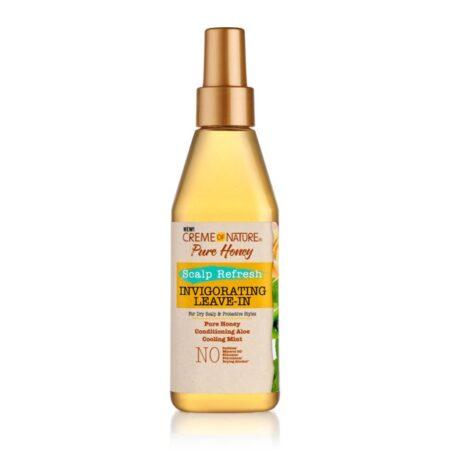 Creme Of Nature Pure Honey Scalp Refresh Invigorating Leave-IN 8oz