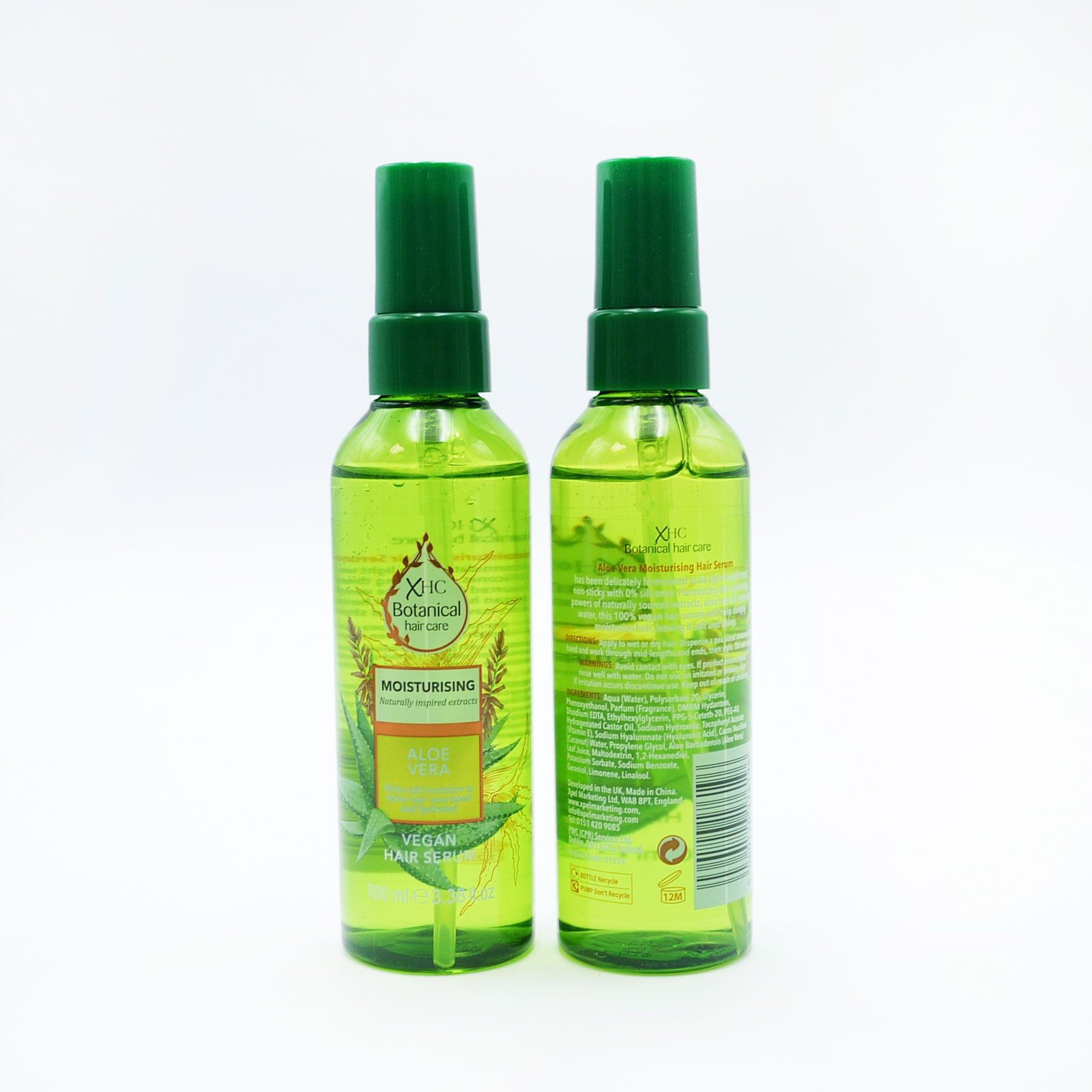 XHC BOTANICAL ALOE VERA HAIR SERUM 16/11/25