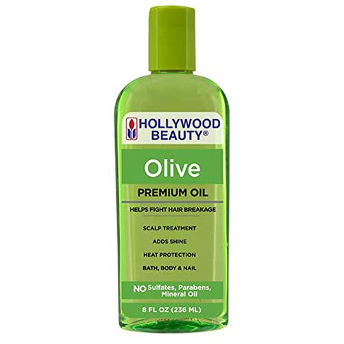Hollywood Beauty Olive Oil, Green , 8 Ounce