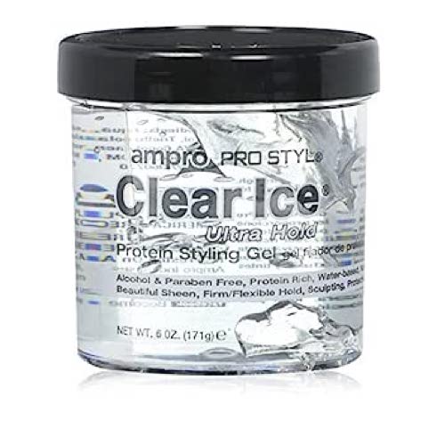 ampro PRO STYL Clear Ice Ultra Hold Protein Styling Gel 6 OZ