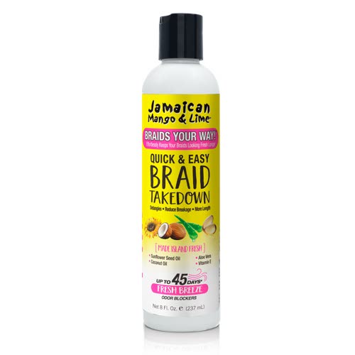 JAMICAN MANGO AND LIME Quick & Easy Braid Takedown
