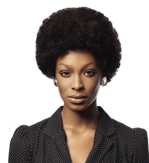 Sleek Afro Fashion Human Hair Wig 6.5 Inch