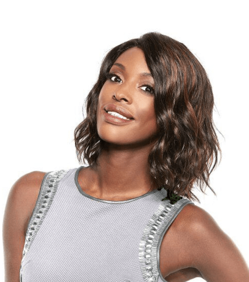 Sleek Spotlight Human Hair YAMINA Side Lace Parting Wig