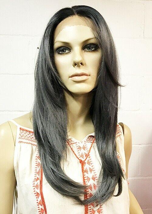 Kali Essential 100% Human Hair Blended Lace Front 4x4 Straight Wig LFP02