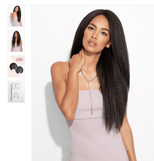 Feme Smooth Blowout 100% Tongable Premium Synthetic Fibre 25" Inch