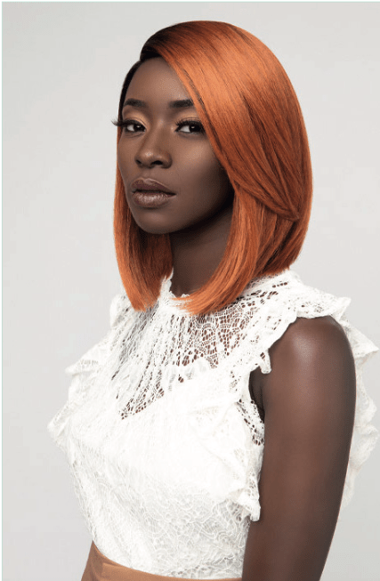 Feme Chic Lob Bob Straight Short Wig Heat-safe up to 180°C • Lightweight
