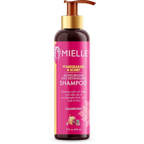 Mielle Organics Pomegranate & Honey Moisturizing and Detangling Shampoo 12-Fl.Oz