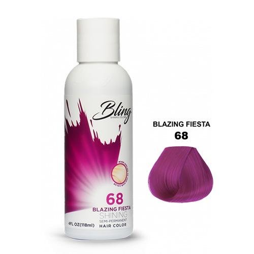 BLING COLOR SEMI PERMANENT HAIR DYE 118ml - 68 Blazing Fiesta