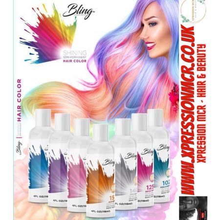 BLING COLOR SEMI PERMANENT HAIR DYE 118ml - 71 Raspberry Twirl