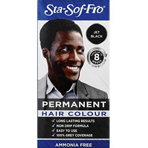 Sta-Sof-Fro Permanent Hair Colour (Men) Jet Black 25Ml