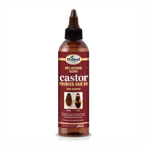 Difeel Premium Hair Oil Castor Pro Growth 8oz / 240ml