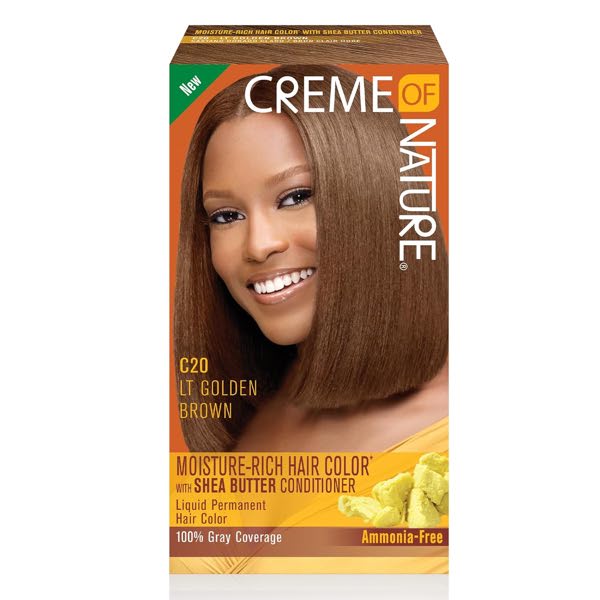 Creme of Nature Women's Liquid Hair Colour C20 Light Golden Brown