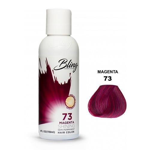 BLING COLOR SEMI PERMANENT HAIR DYE 118ml - 73 Magenta