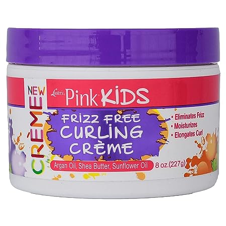 Luster's Pink Kids Frizz Free Curling Creme, 8fl.oz / 227g