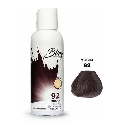 Bling Color Semi Permanent Hair Dye 118ML -92 Mocha