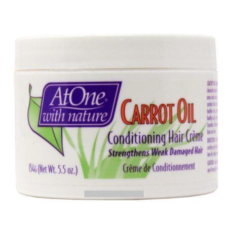 At One With Nature-Carrot Oil Conditioning Carrot Hair Creme 5.5oz