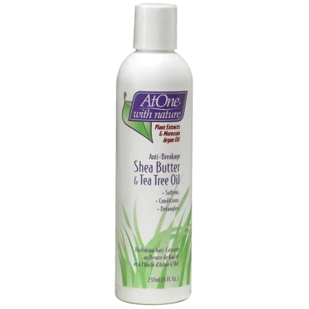 At One With Nature-Shea Butter & Tea Tree Oil Moisturizer 237ml