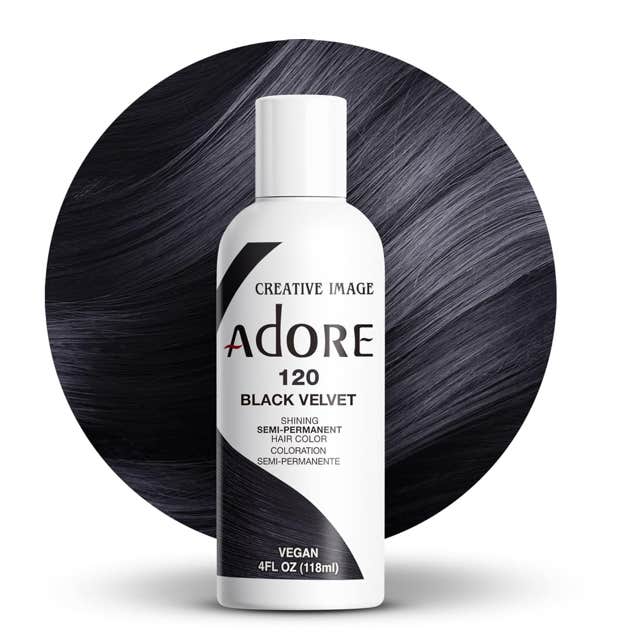 Adore Semi Permanent Hair colour-120 Black Velvet-4oz / 118mL