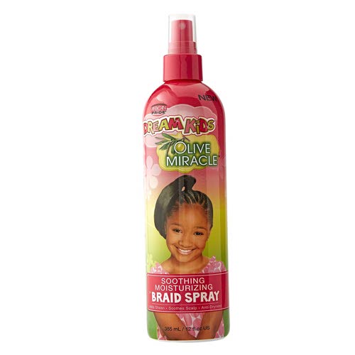 African Pride Dream Kids Soothing Moisturizing Braid Spray 12Fl.Oz / 355ML