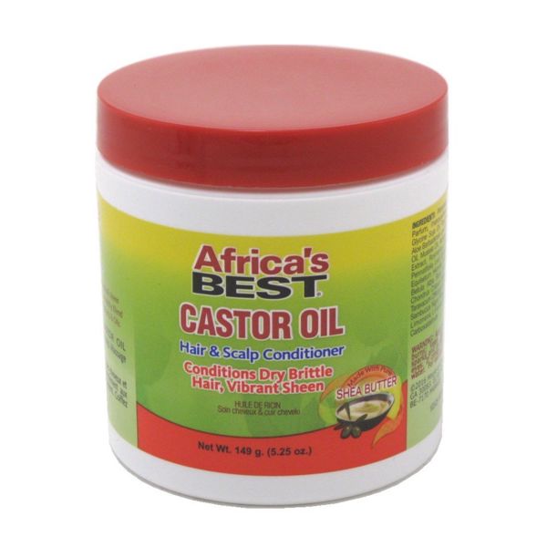 Africa's Best Castor Oil Hair Scalp Conditioner 5.25oz / 149g