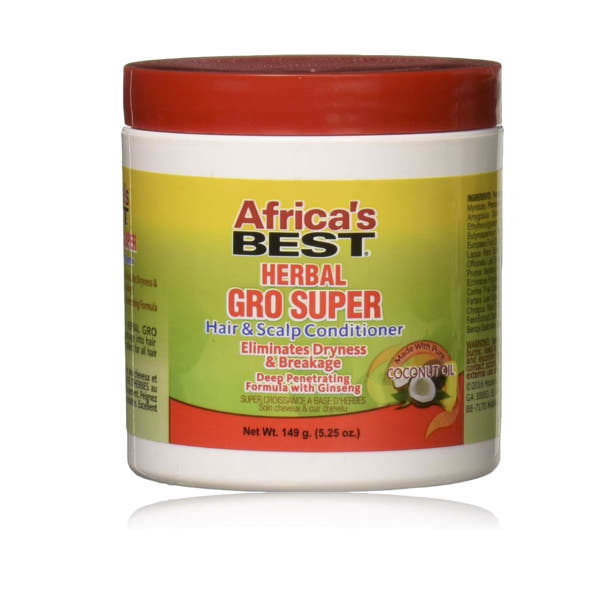 Africa's Best Herbal Super Gro Hair & Scalp Conditioner 5.25 oz