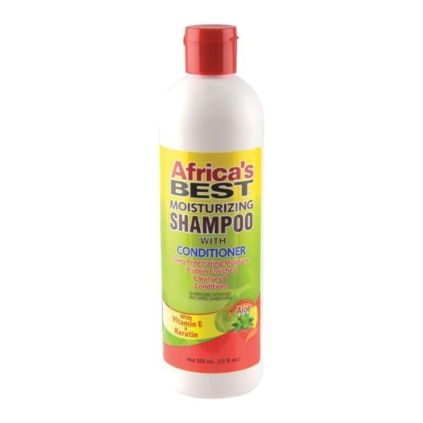 Africa's Best Moisturizing Shampoo With Conditioner 12 Fl.oz / 355mL