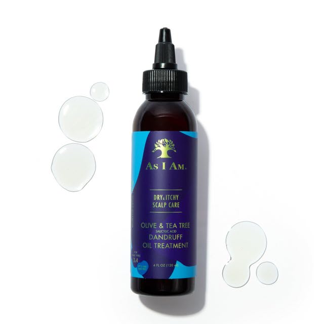 As I Am Dry & Itchy Scalp Care Olive & Tea Tree Oil Treatment 4 Fl.oz / 120mL
