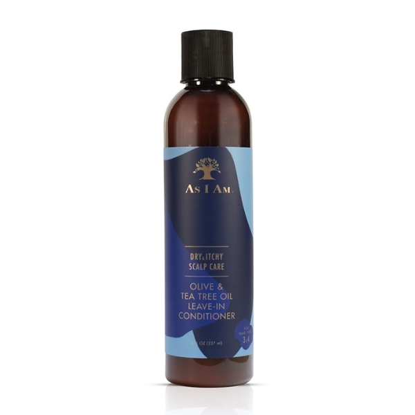 As I Am Dry and Itchy Scalp Care Olive and Tea Tree Oil Leave in Conditioner 8oz / 237ml