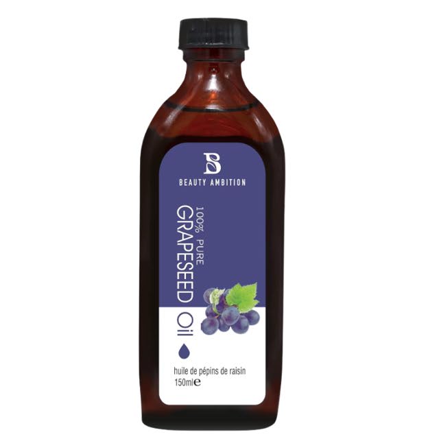 Beauty Ambition Grapeseed Oil 100% Natural and Herbal Oil 150ml