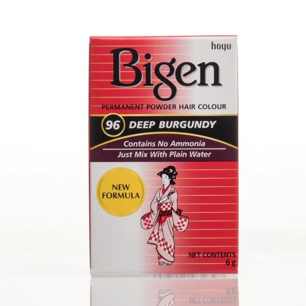 Bigen Permanent Powder Hair Color-96 Deep Burgundy 6g